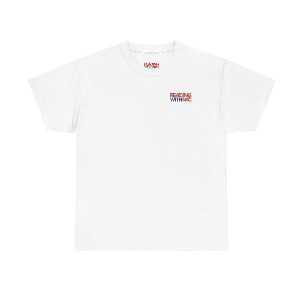 Readingwithnyc LIMITED KNICKS NBA FINALS 2026 — "Pick Up a Book, It's Good for You"  BLUE T‑Shirt