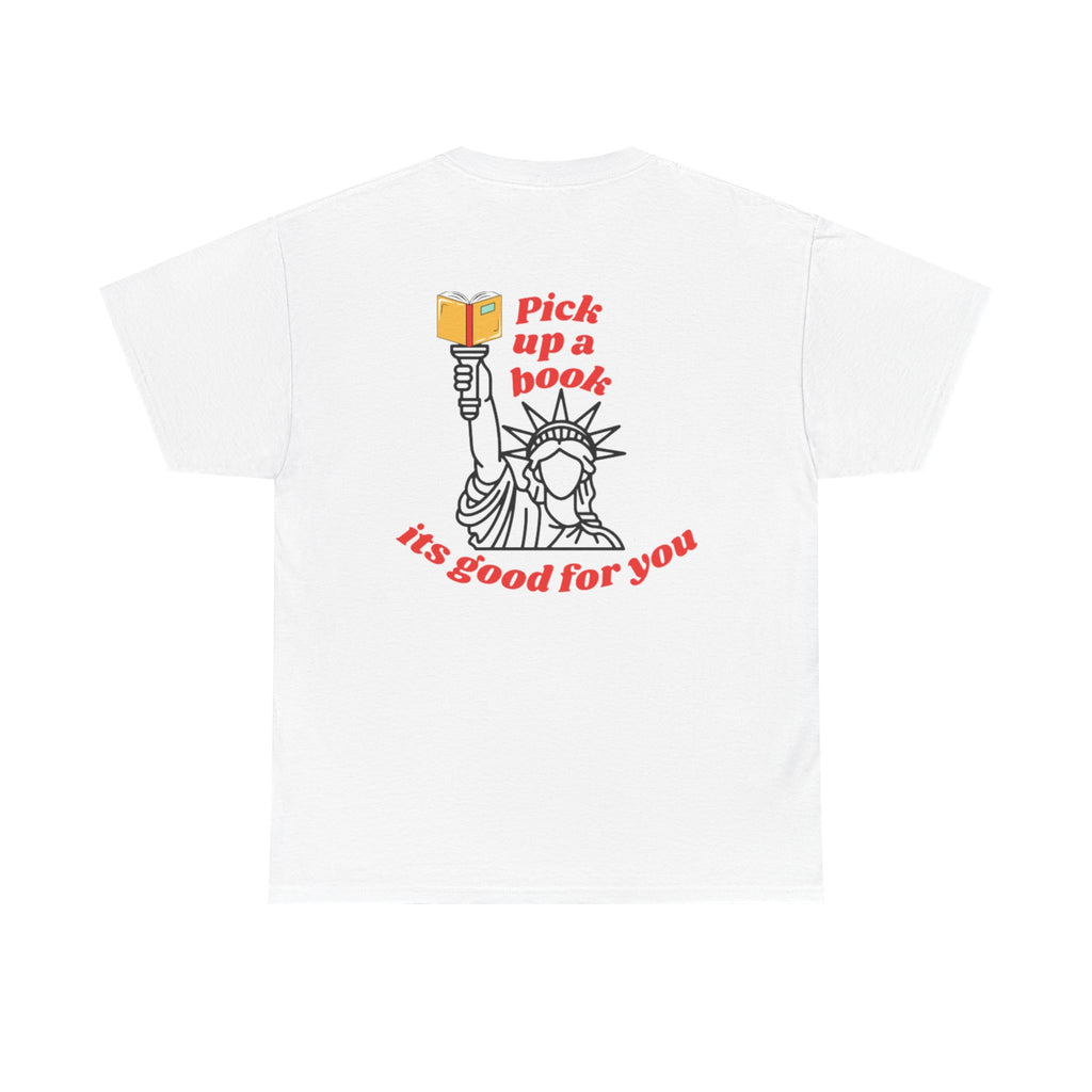 Readingwithnyc - "Pick Up a Book" T-shirt
