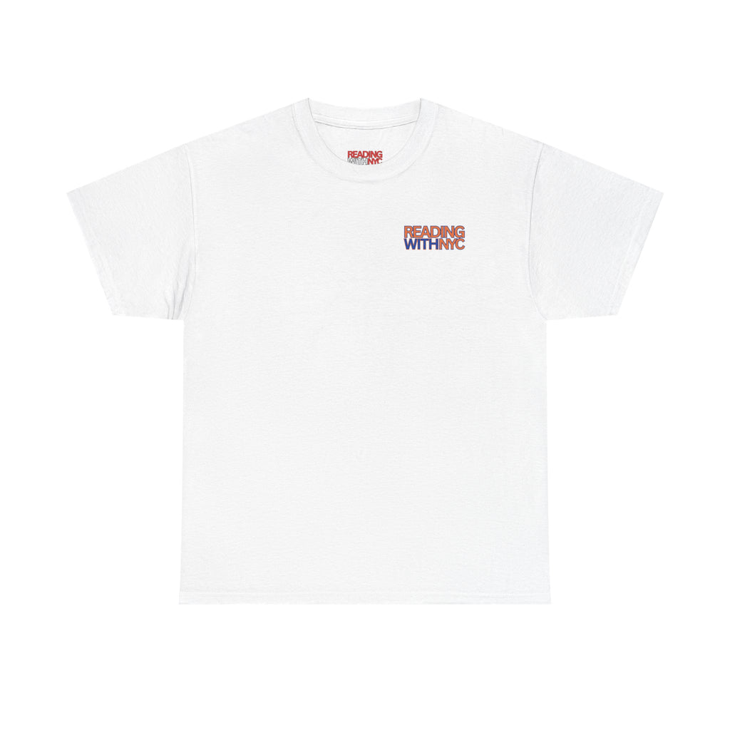 Readingwithnyc — LIMITED KNICKS NBA FINALS 2026 - "Pick Up a Book, It’s Good for You"- ORANGE T‑Shirt